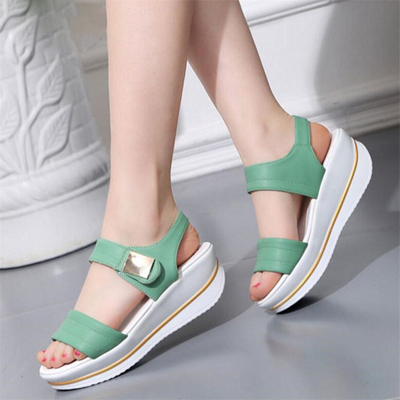 Summer Women Sandals Platform Genuine Leather Hook Loop Soft Comfortable Wedge Shoes Ladies Shoes Casual Sandals
Summer Women Sandals Platform Genuine Leather Hook Loop Soft Comfortable Wedge Shoes Ladies Shoes Casual Sandals