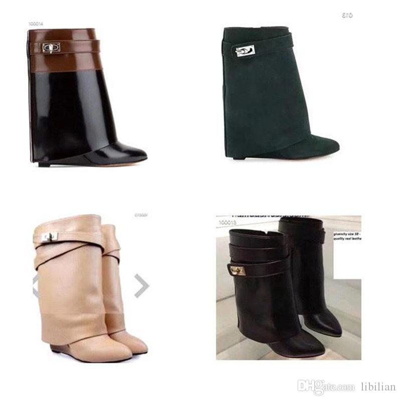 Medium tube boots 100% cowhide High heel boots luxury woman High shoes Designer Ladies shoes zipper Leather Fashion Bare boots size 35-42 
Medium tube boots 100% cowhide High heel boots luxury woman High shoes Designer Ladies shoes zipper Leather Fashion Bare boots size 35-42