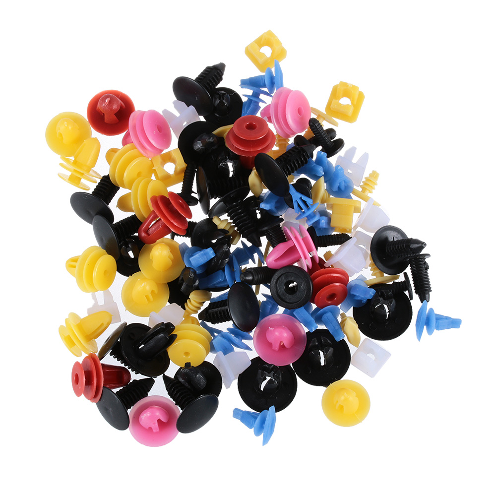 100pcs/lot Universal Mixed Plastic Clips for Car Fender Bumper Door Car Interior Surface Decoration Auto Accessories
100pcs/lot Universal Mixed Plastic Clips for Car Fender Bumper Door Car Interior Surface Decoration Auto Accessories
