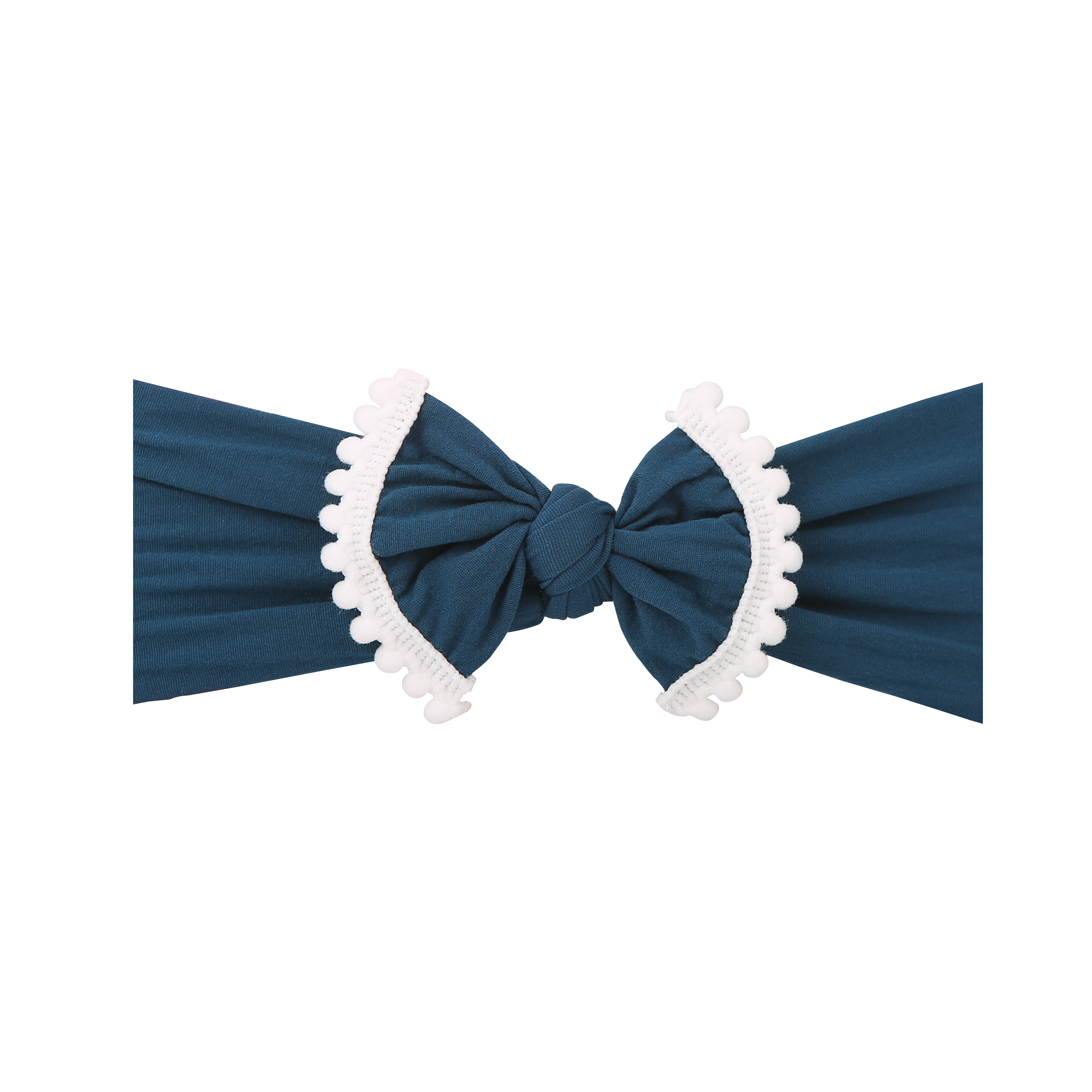 Simple and fashionable super soft hair ball nylon wide hair band children's hair headband