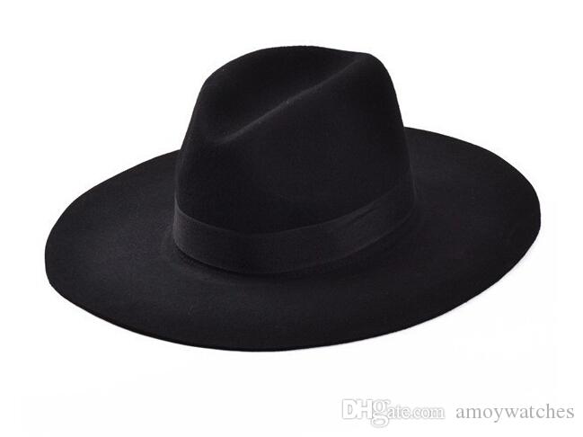 Luxury women hats Vintage Autumn Winter Wool Women's Men Fedora hats Floppy Trilby felted hat Ladies cowboy cap free shipping, Black
Luxury women hats Vintage Autumn Winter Wool Women's Men Fedora hats Floppy Trilby felted hat Ladies cowboy cap free shipping, Black