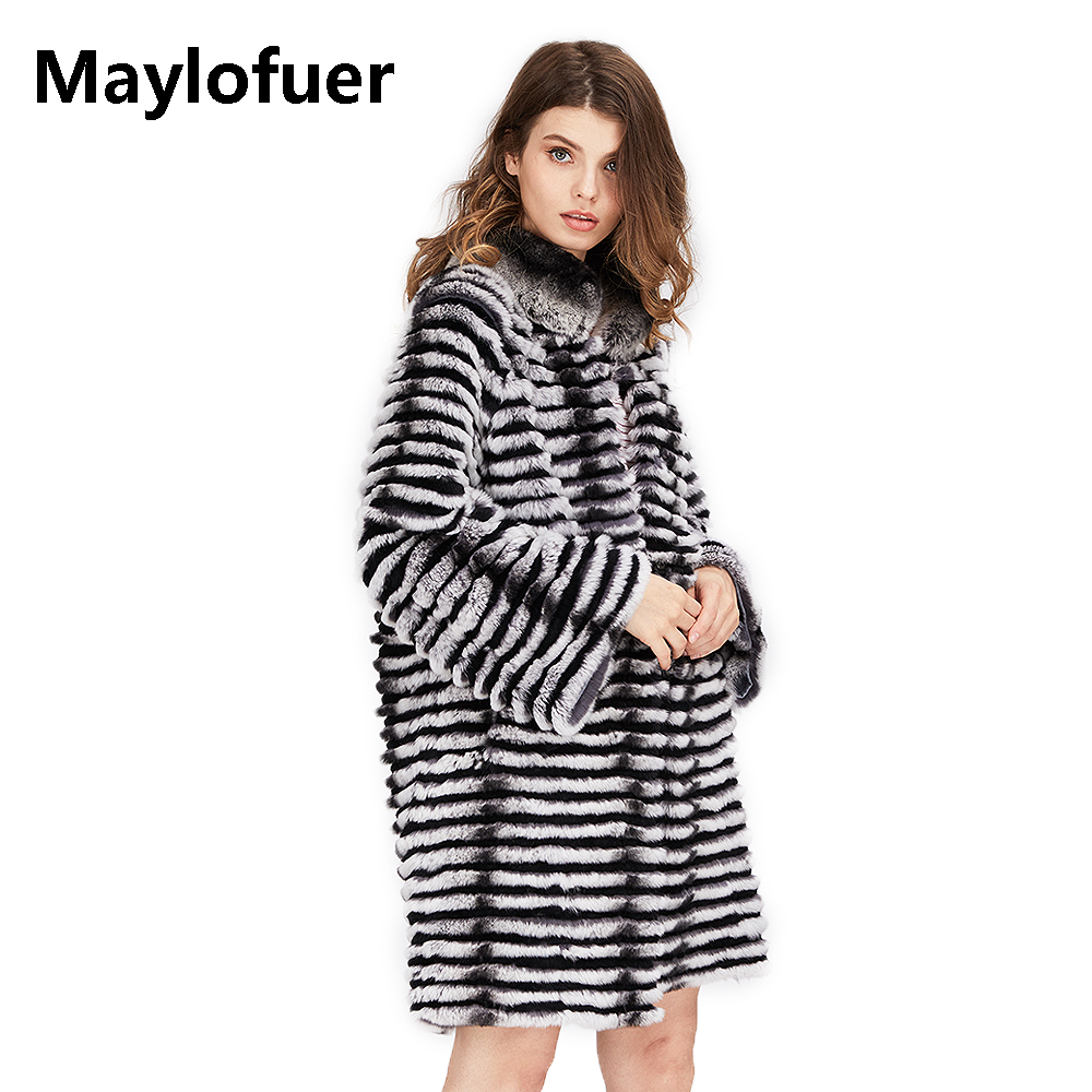 Maylofuer Real Rex Fur Chinchilla Color Coat Women Fur Natural Coats Fashion Overcoat with Collar Knit Liner, As the photo
Maylofuer Real Rex Fur Chinchilla Color Coat Women Fur Natural Coats Fashion Overcoat with Collar Knit Liner, As the photo