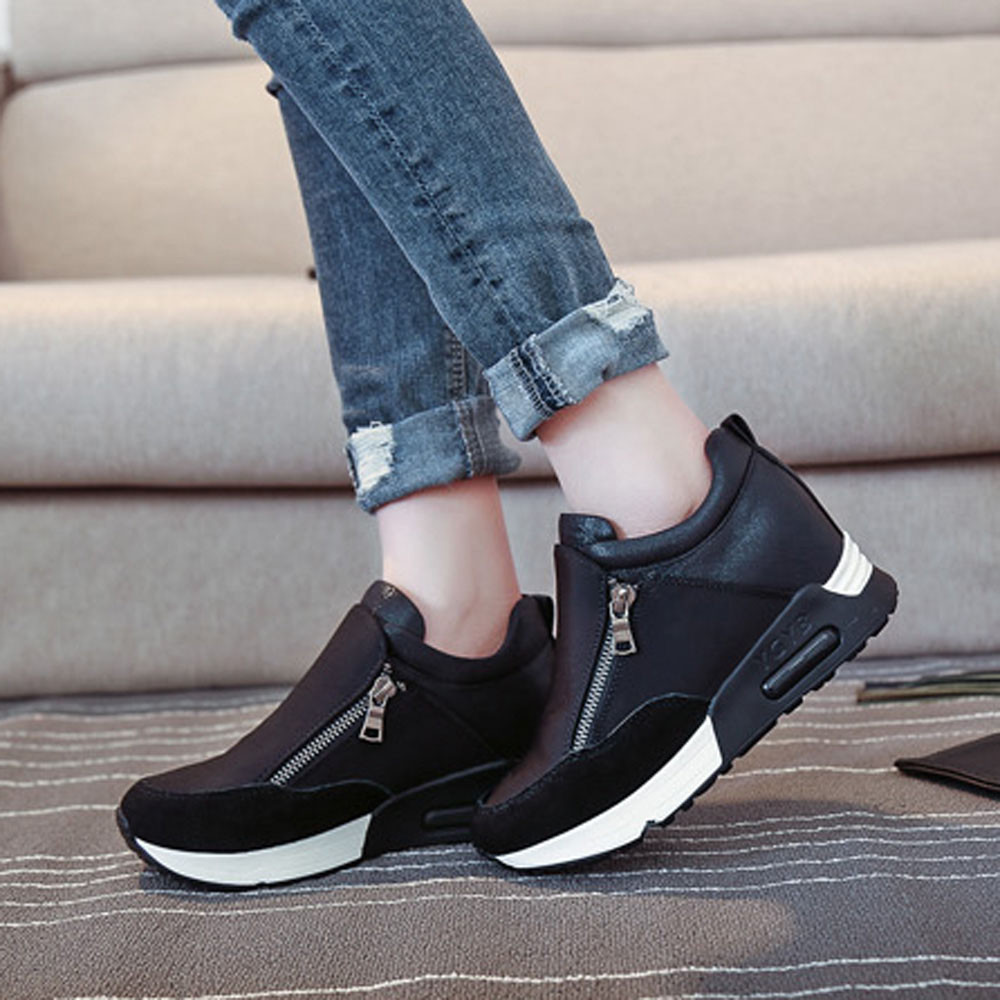 2019 Running Hiking Thick Bottom Platform Wedges Shoes Woman sports Sneakers Spring Autumn Fashion Ladies black students shoes, Red
2019 Running Hiking Thick Bottom Platform Wedges Shoes Woman sports Sneakers Spring Autumn Fashion Ladies black students shoes, Red
