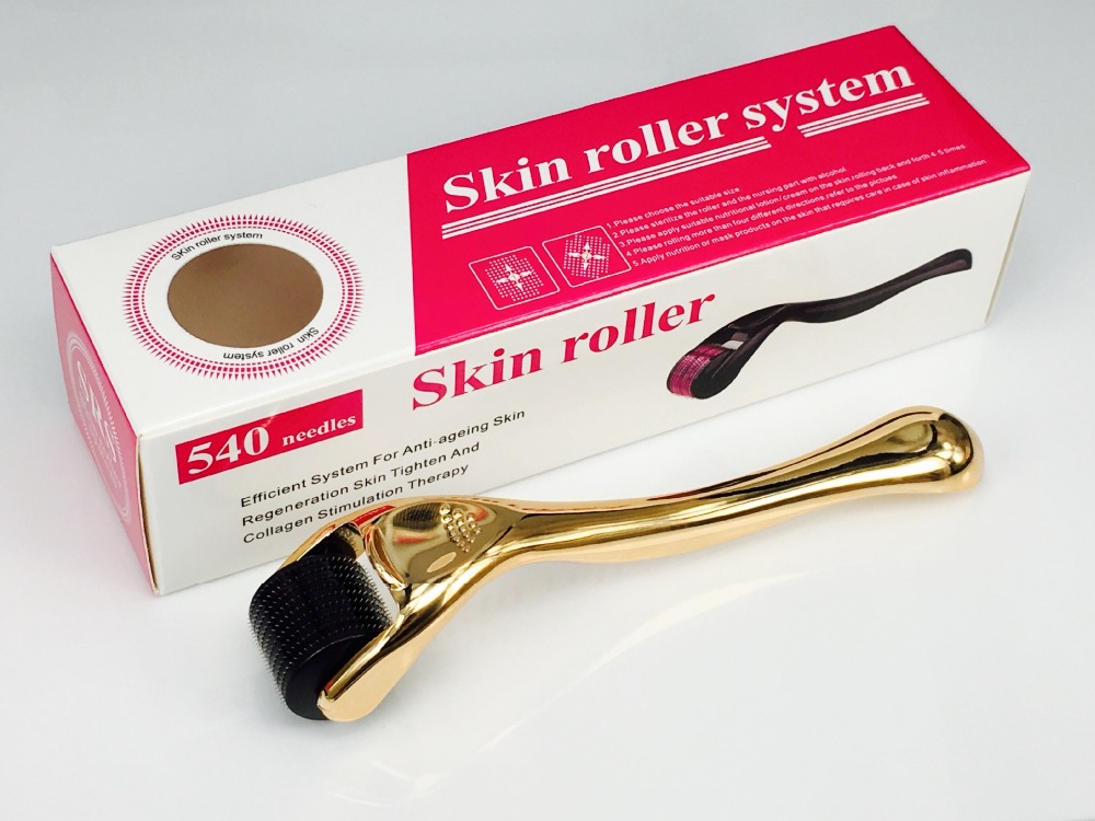 Gold DRS 540 micro needles derma roller titanium mezoroller microneedle machine for skin care wrinkle removal
Gold DRS 540 micro needles derma roller titanium mezoroller microneedle machine for skin care wrinkle removal