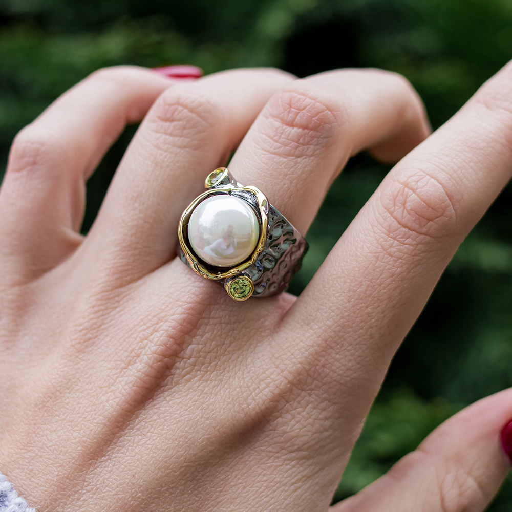 Lotus Leaf design Pearl ring Vintage Jewelry Gift for Mom Fast Delivery Good packing Beautiful Rings Jewellery
Lotus Leaf design Pearl ring Vintage Jewelry Gift for Mom Fast Delivery Good packing Beautiful Rings Jewellery