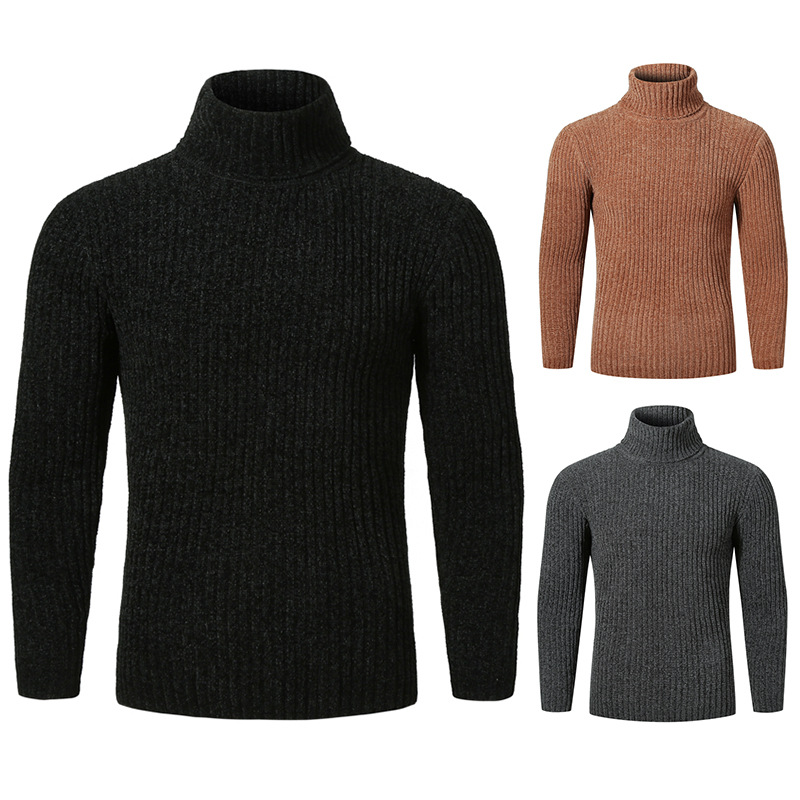 Ouma foreign trade new winter men's solid color high-necked pullover young cultivating wild knit sweater, Khaki
Ouma foreign trade new winter men's solid color high-necked pullover young cultivating wild knit sweater, Khaki