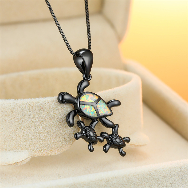 Boho Female White Opal Pendant Necklace Cool Black Gold Color Chain Necklaces For Women Dainty Bridal Turtle Wedding Necklace
Boho Female White Opal Pendant Necklace Cool Black Gold Color Chain Necklaces For Women Dainty Bridal Turtle Wedding Necklace