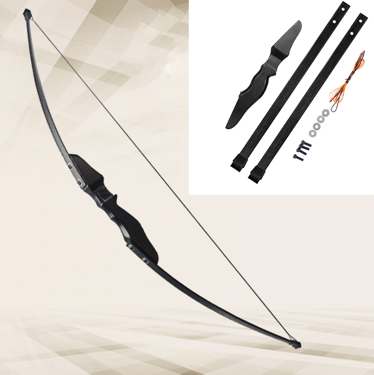 30/40lbs Black 50" Archery Recurve Bow Longbow Hunting Bow Shooting Takedown Bow Right Hand Outdoor Beginner Practice Huntingbow
30/40lbs Black 50" Archery Recurve Bow Longbow Hunting Bow Shooting Takedown Bow Right Hand Outdoor Beginner Practice Huntingbow