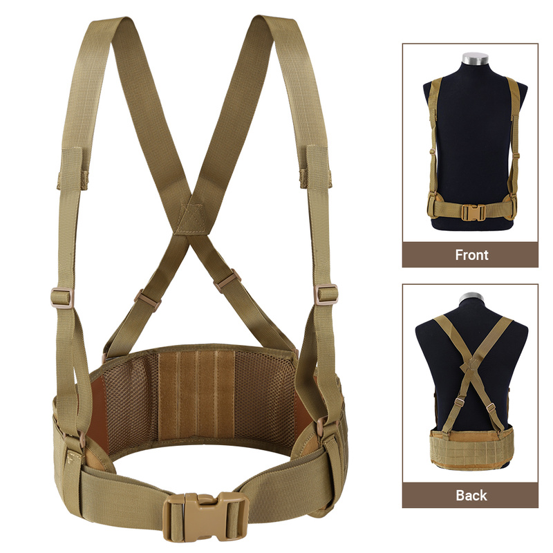 900D Nylon Tactical Molle Belt Unisex Combat Girdle Army Special Waist Belt Convenient Adjustable Soft Padded, Army green
900D Nylon Tactical Molle Belt Unisex Combat Girdle Army Special Waist Belt Convenient Adjustable Soft Padded, Army green