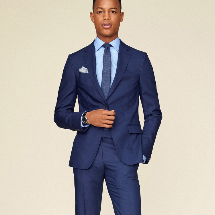 Handsome Navy Blue Men Wedding Suits Shawl Lapel One Button Groom Wear High Quality Formal Business Blazer