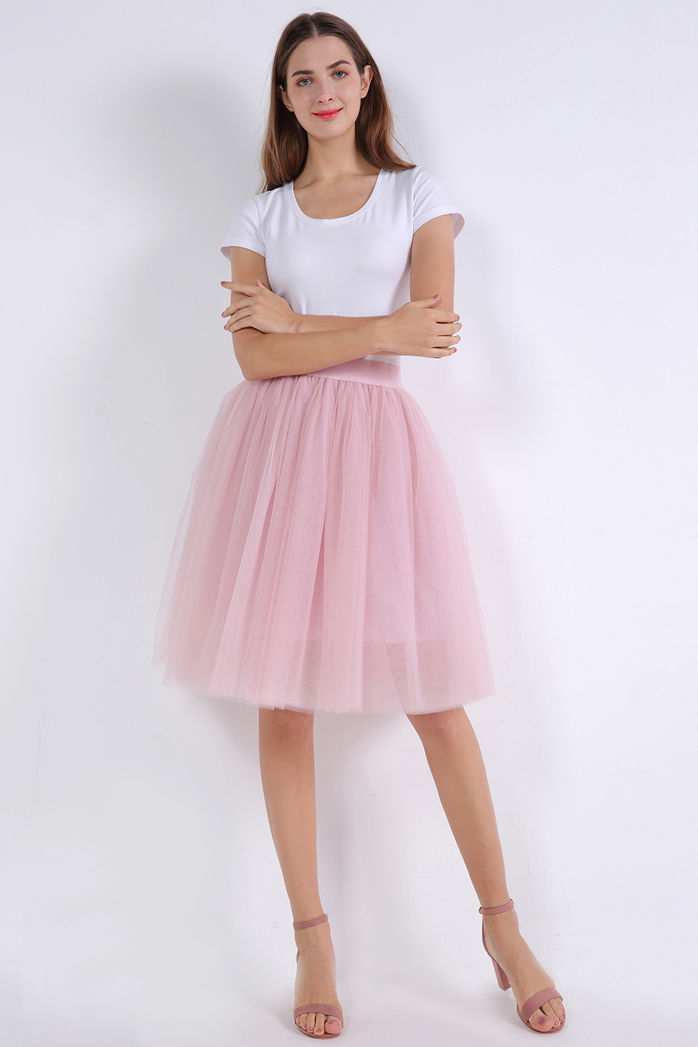 Cheap Rockabilly White Black Short Tulle Wedding Bridal Petticoat Crinoline Woman Tutu Skirt Wedding Accessories jupon mariage CPA1845