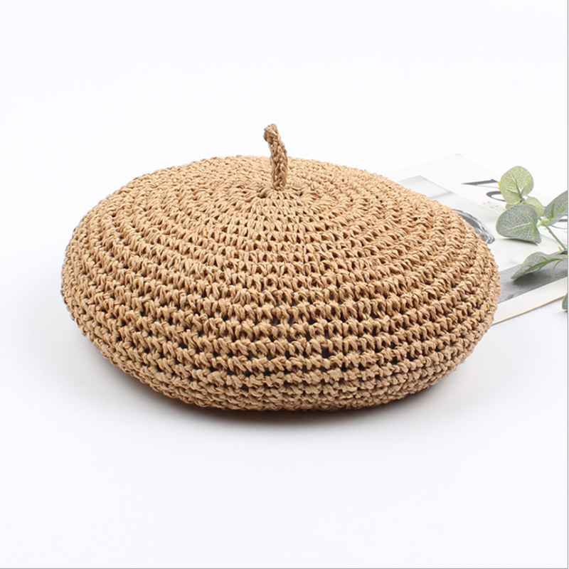 Berets WZCX 2021 Straw Solid Color Korean Version Breathable Beret Hollow Fashion Outdoor Women Summer Hat Adult Cap, Picture color
Berets WZCX 2021 Straw Solid Color Korean Version Breathable Beret Hollow Fashion Outdoor Women Summer Hat Adult Cap, Picture color