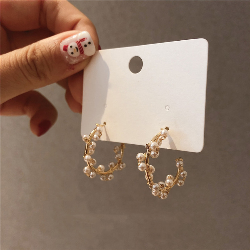 Hoop & Huggie 2021 Silver Needle Korea C Shape Sweet Imitation Pearl Temperament Simple Frosty Wind Earrings For Women Accessories
Hoop & Huggie 2021 Silver Needle Korea C Shape Sweet Imitation Pearl Temperament Simple Frosty Wind Earrings For Women Accessories
