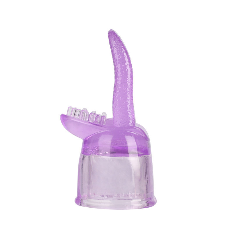 G Spot AV Rod Stick Vibrator Headgear Magic Wand Attachment AV Massager Vibrator Head Cap Clitoris Stimulator Sex Toys For Women C18122601