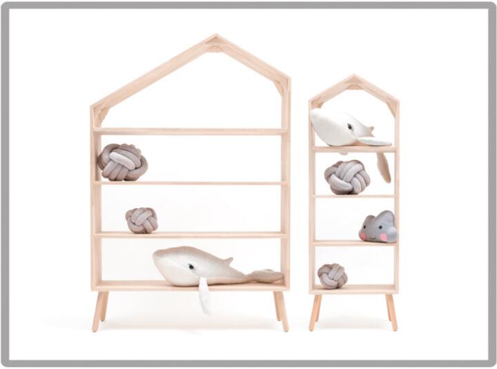 Children Cabinets Ins Nordic children's clothing store shelf Bookshelf display racks toy storage rack