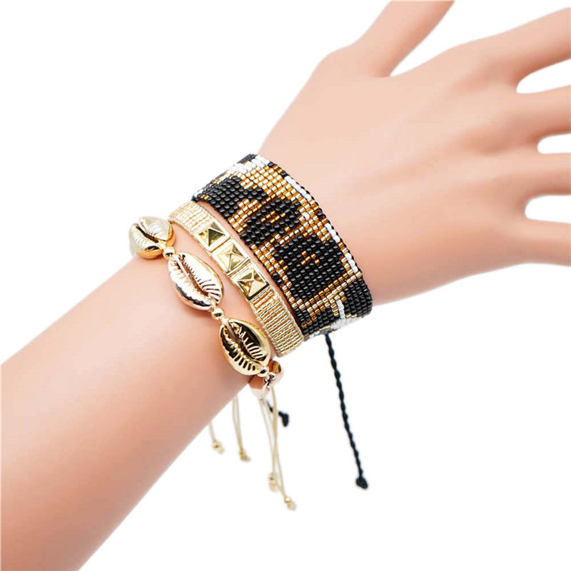 Beaded, Strands ZHONGVI Delica MIYUKI Bracelet Leopard Pulseras Mujer Moda 2021 Summer Gold Shell For Women Boho Chic Jewelry Handmade
Beaded, Strands ZHONGVI Delica MIYUKI Bracelet Leopard Pulseras Mujer Moda 2021 Summer Gold Shell For Women Boho Chic Jewelry Handmade
