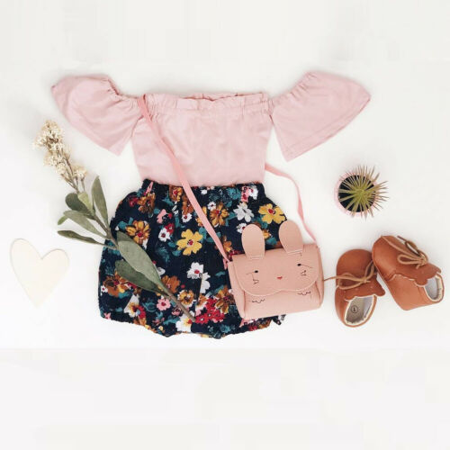Newborn Infant Baby Girl Off Shoulder Romper Jumpsuit+Floral Shorts Pants Outfit Baby Clothing 0-24M, Pink
Newborn Infant Baby Girl Off Shoulder Romper Jumpsuit+Floral Shorts Pants Outfit Baby Clothing 0-24M, Pink