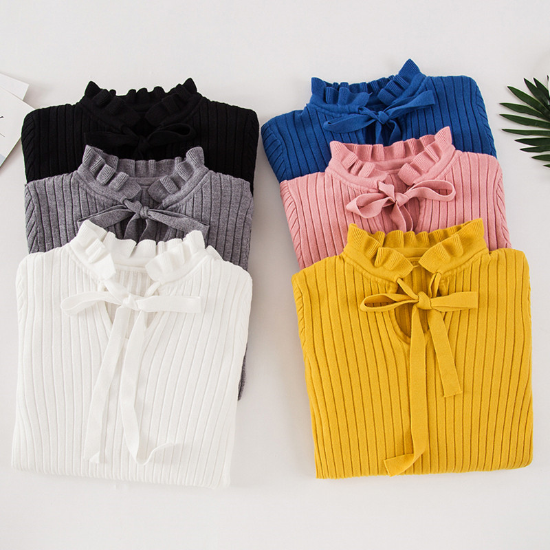 Spring Autumn Knitted Sweater Women Lace Up Flare Sleeve Ruffle Knitting Pullover 2019 Fashion Slim Thin Sweaters Female Knit, Orange
Spring Autumn Knitted Sweater Women Lace Up Flare Sleeve Ruffle Knitting Pullover 2019 Fashion Slim Thin Sweaters Female Knit, Orange