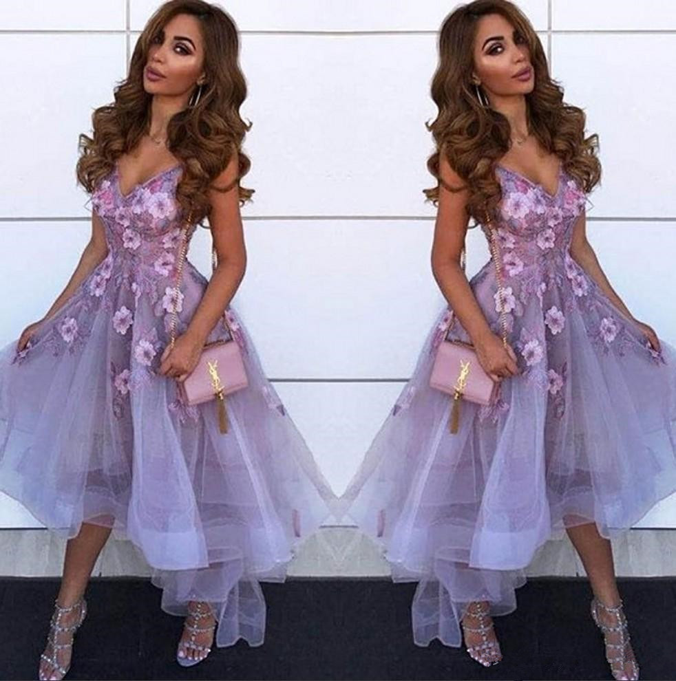 Little Cocktail Dresses Lavender V Neck Tulle A Line Homecoming Dresses Arabic Lace Applique High Low Princess Short Prom Party Dresses Z87, Brown
Little Cocktail Dresses Lavender V Neck Tulle A Line Homecoming Dresses Arabic Lace Applique High Low Princess Short Prom Party Dresses Z87, Brown