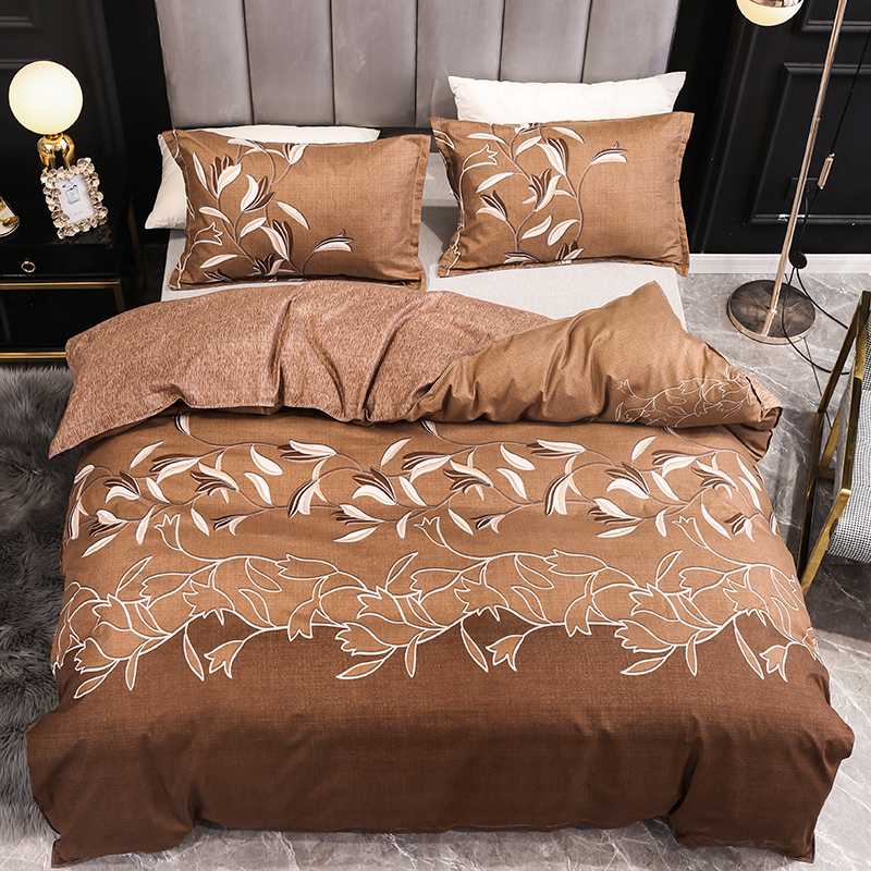 Classic Printed Bedding Sets Comforter Quilt Cover Duvet Set King Queen Double Single Size Bed Linens Brown Home Textile, Molan-brown
Classic Printed Bedding Sets Comforter Quilt Cover Duvet Set King Queen Double Single Size Bed Linens Brown Home Textile, Molan-brown