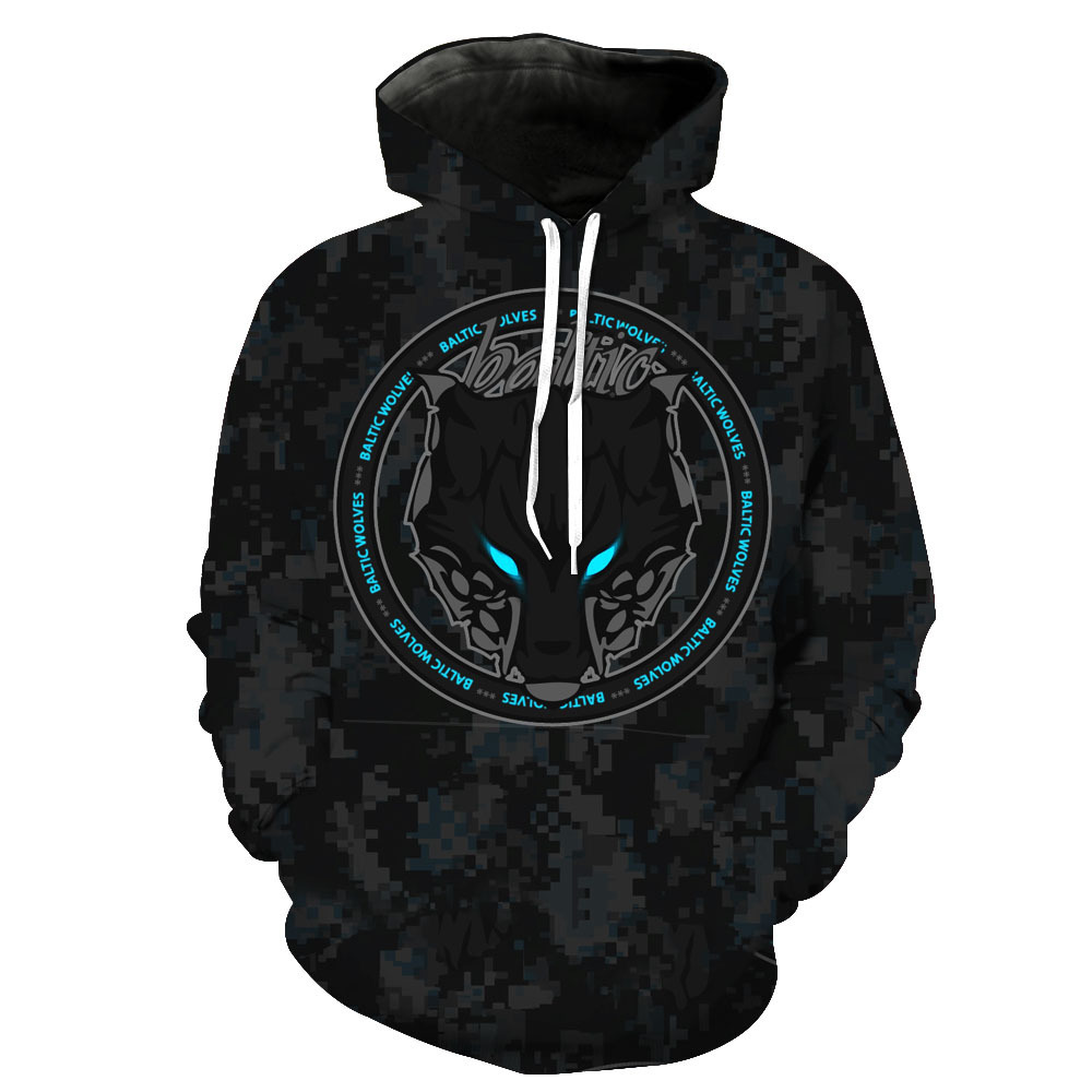European and American foreign trade digital Wolf Print with cap pocket pullover men' fashion cap and men' guard Blouse hoodies, Camel
European and American foreign trade digital Wolf Print with cap pocket pullover men' fashion cap and men' guard Blouse hoodies, Camel