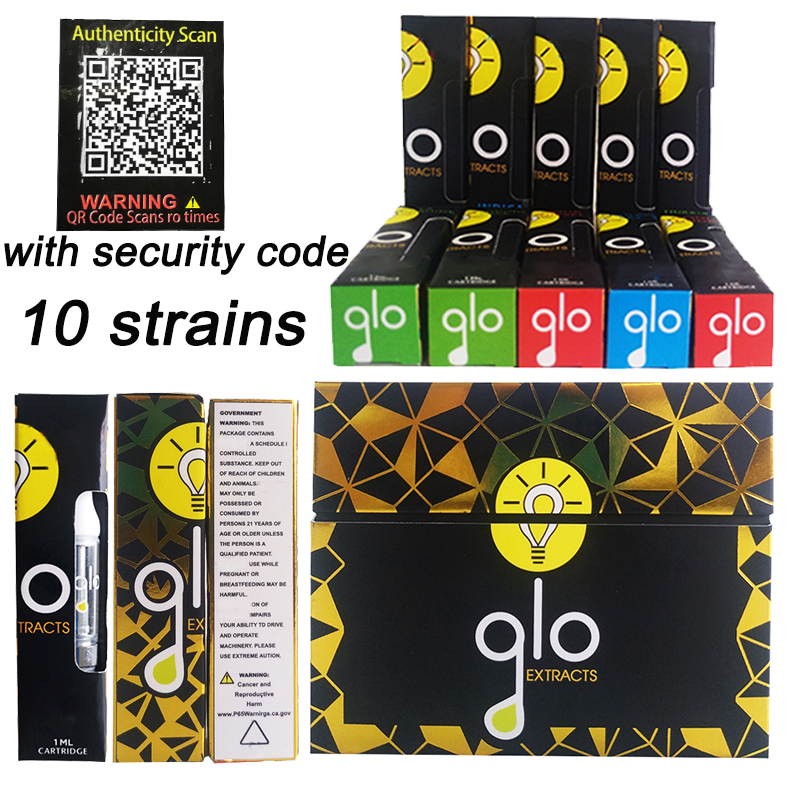 GLO Extracts Carts New Packaging Glass Thick Oil Cartridges 0.8ml Empty Vape Atomizers 1ml Ceramic Coil Vape Cartridge Packaging 510 Thread
GLO Extracts Carts New Packaging Glass Thick Oil Cartridges 0.8ml Empty Vape Atomizers 1ml Ceramic Coil Vape Cartridge Packaging 510 Thread
