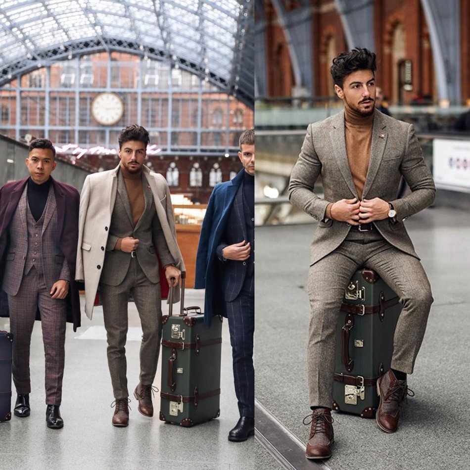 Handsome Mens Suit New Fashion Two Pieces Groom Suit Wedding Suits For Best Men Slim Fit Groom Peaked Lapel For Man, Black
Handsome Mens Suit New Fashion Two Pieces Groom Suit Wedding Suits For Best Men Slim Fit Groom Peaked Lapel For Man, Black