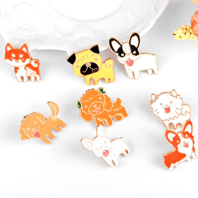 New Enamel Animal dog Brooch Pins Poodle Golden Retriever Creative Lapel Brooches badge For Dog lovers Fashion Jewelry Gift, Gray
New Enamel Animal dog Brooch Pins Poodle Golden Retriever Creative Lapel Brooches badge For Dog lovers Fashion Jewelry Gift, Gray