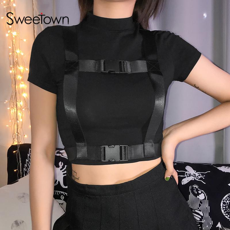Black Slim Sexy Women Basic Tshirt Short Sleeve O-Neck Tee Shirt Femme Hot Summer Crop Tops With Cross Buckle Ribbon, White
Black Slim Sexy Women Basic Tshirt Short Sleeve O-Neck Tee Shirt Femme Hot Summer Crop Tops With Cross Buckle Ribbon, White