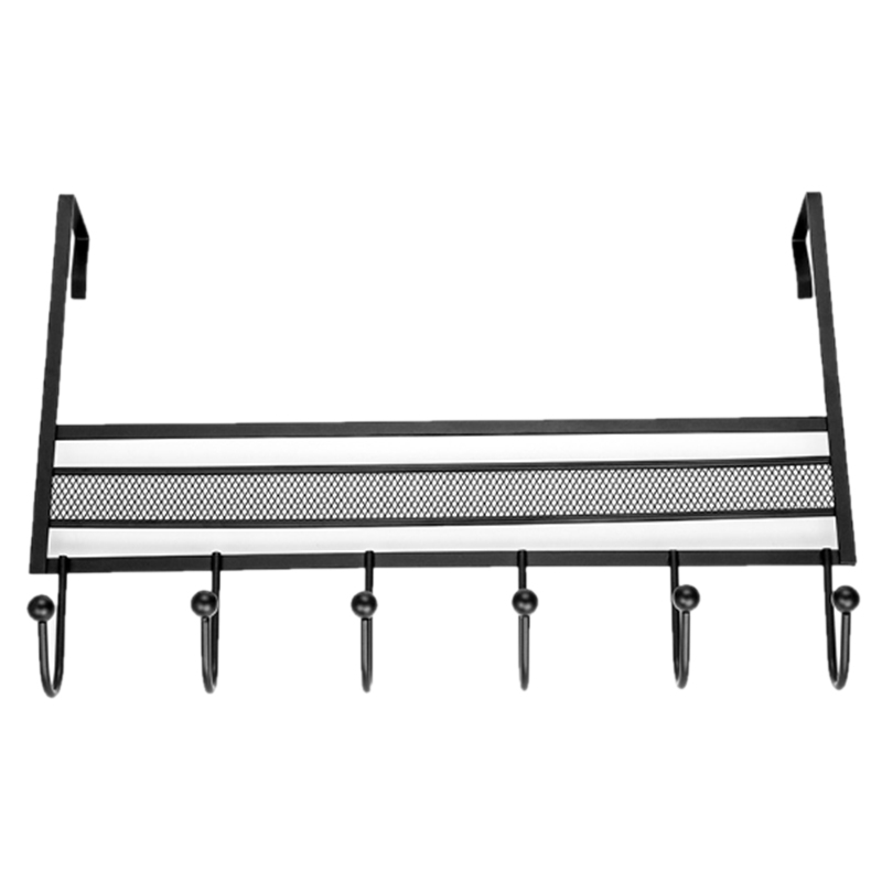 Creative Wrought Iron Hooks Behind the Door, Single Row 6 Hook Hanger Behind the Door, Nail-Free and Drill-Free Door Back Single
Creative Wrought Iron Hooks Behind the Door, Single Row 6 Hook Hanger Behind the Door, Nail-Free and Drill-Free Door Back Single