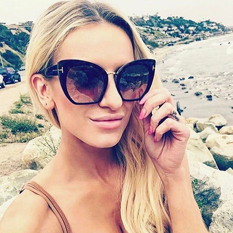 Wholesale-Women's Cat Eye Sunglasses for Women T Brand Designer CatEye Sun Glasses lastic Shades UV400 Oculos de sol
Wholesale-Women's Cat Eye Sunglasses for Women T Brand Designer CatEye Sun Glasses lastic Shades UV400 Oculos de sol