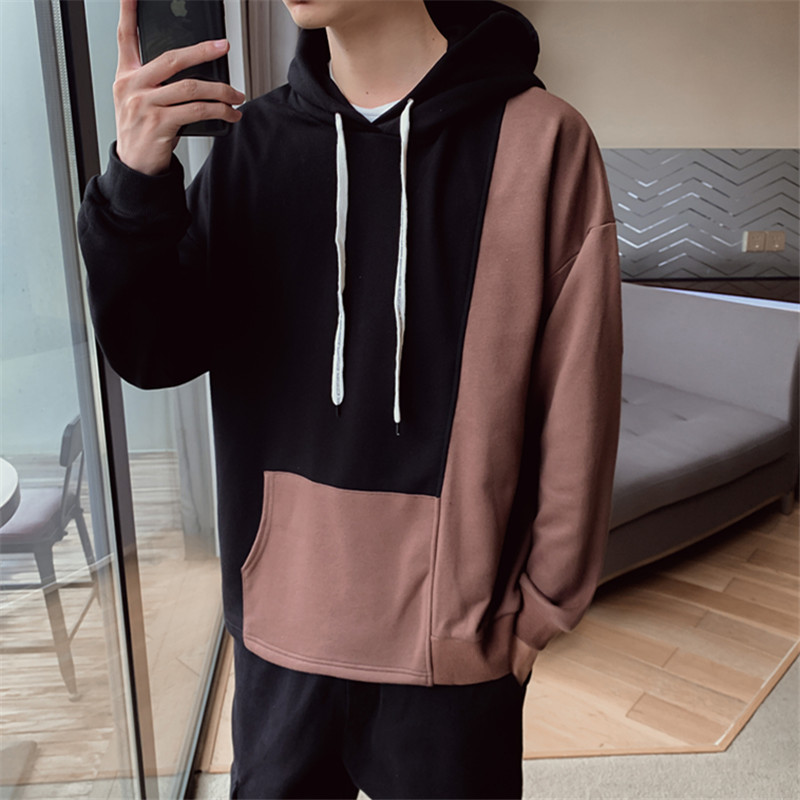 Autumn New Hoodies Men Fashion Contrast Color Stitching Casual Hooded Pullover Man Streetwear Hip Hop Loose Sweatshirt -2XL, Black
Autumn New Hoodies Men Fashion Contrast Color Stitching Casual Hooded Pullover Man Streetwear Hip Hop Loose Sweatshirt -2XL, Black
