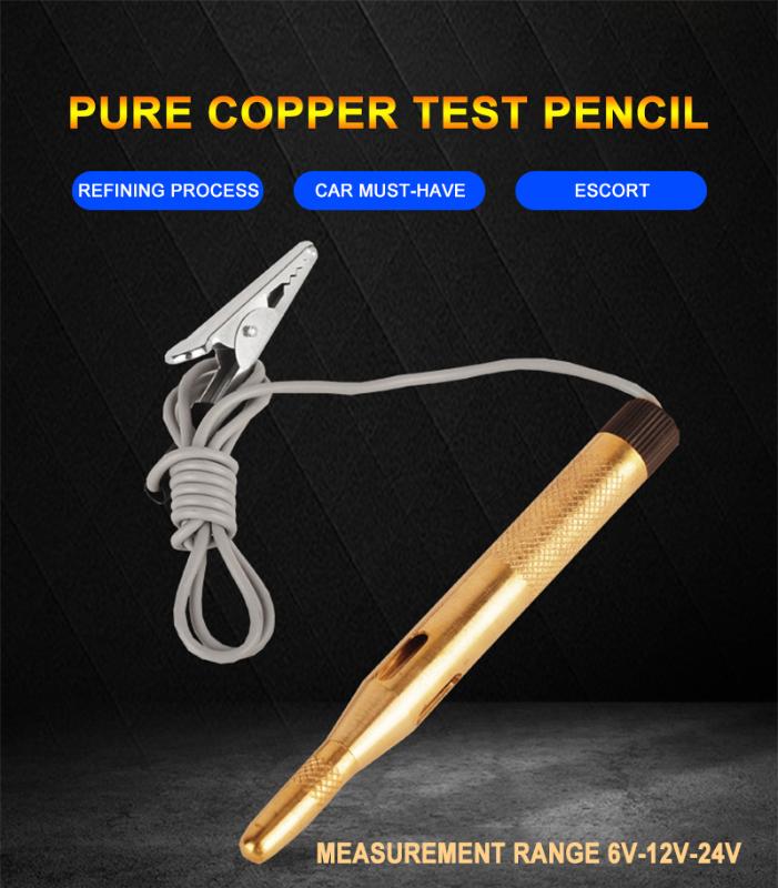DC 6V-24V Car Circuit Voltage Tester Pen Auto Electrical Indicator Automotive Light Lamp Test Tool Voltage Detector for car
DC 6V-24V Car Circuit Voltage Tester Pen Auto Electrical Indicator Automotive Light Lamp Test Tool Voltage Detector for car