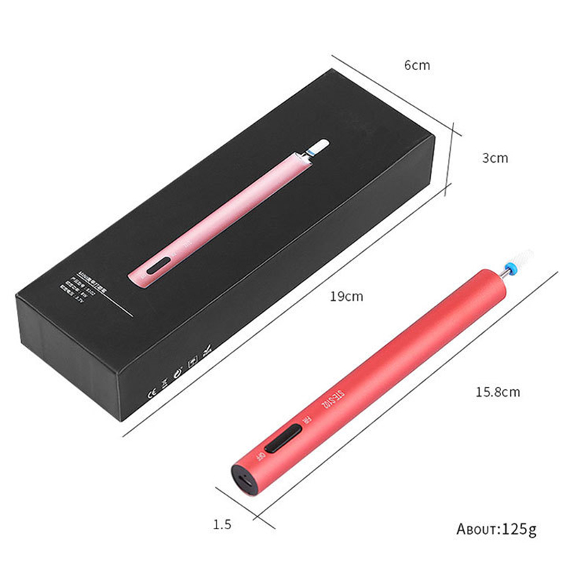 Portable With LED Electric Nail Drill Machine For Manicure Polishing Pen Rechargeable Pen Aluminum Cutter Easy to Operate
Portable With LED Electric Nail Drill Machine For Manicure Polishing Pen Rechargeable Pen Aluminum Cutter Easy to Operate