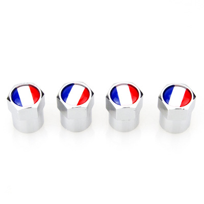 Aluminum Metal Car Tire Valve Tyre Cap Wheels Air Stems Dust Cover Logo DE US IT Flag for Mercedes VW BMW Ford Peugeot