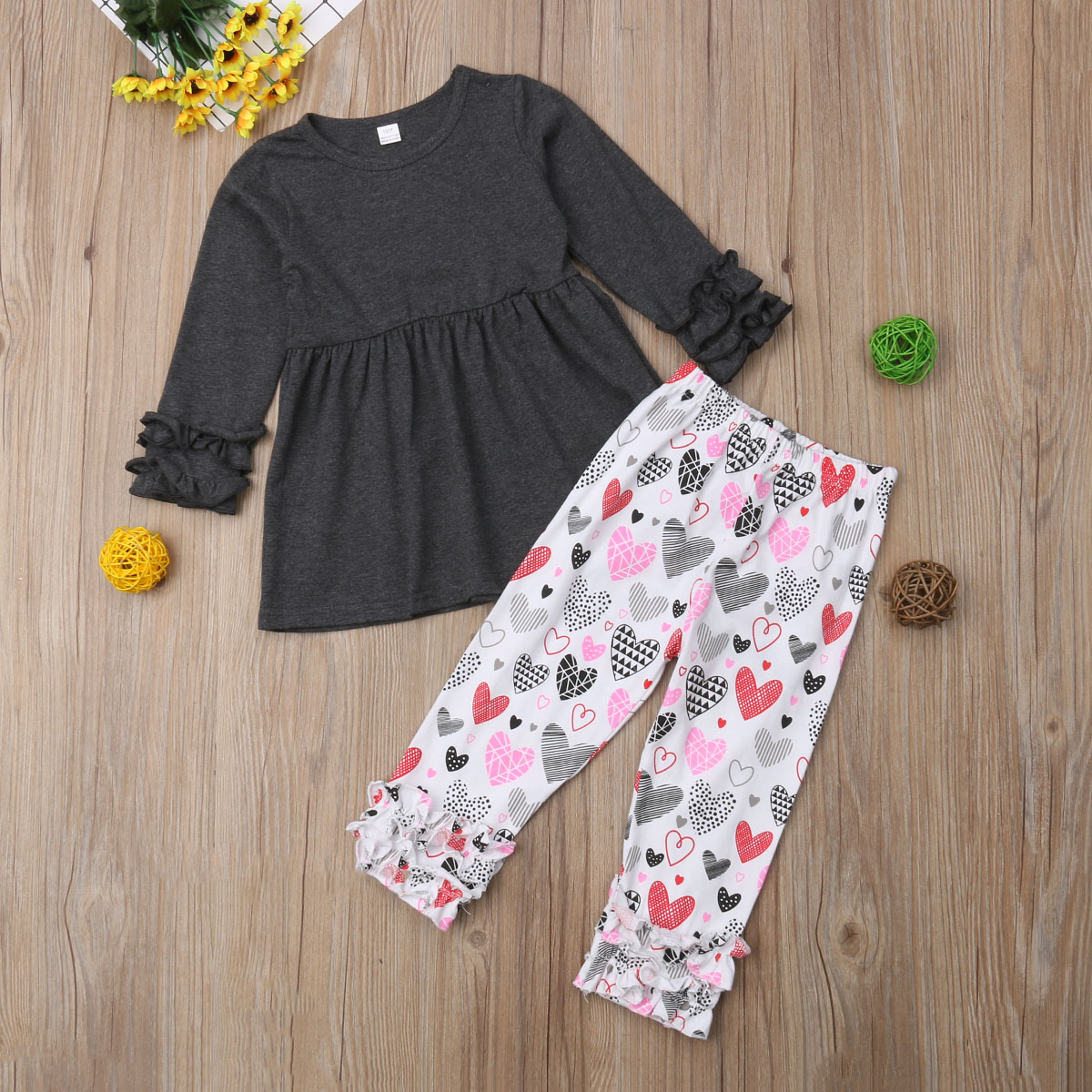 2PCs Newborn Baby Girl My 1st Valentine Day Costume Autumn Clothes Set Kids Toddler T-Shirt Blouse Pants Outfits Set Clothing, Customize
2PCs Newborn Baby Girl My 1st Valentine Day Costume Autumn Clothes Set Kids Toddler T-Shirt Blouse Pants Outfits Set Clothing, Customize