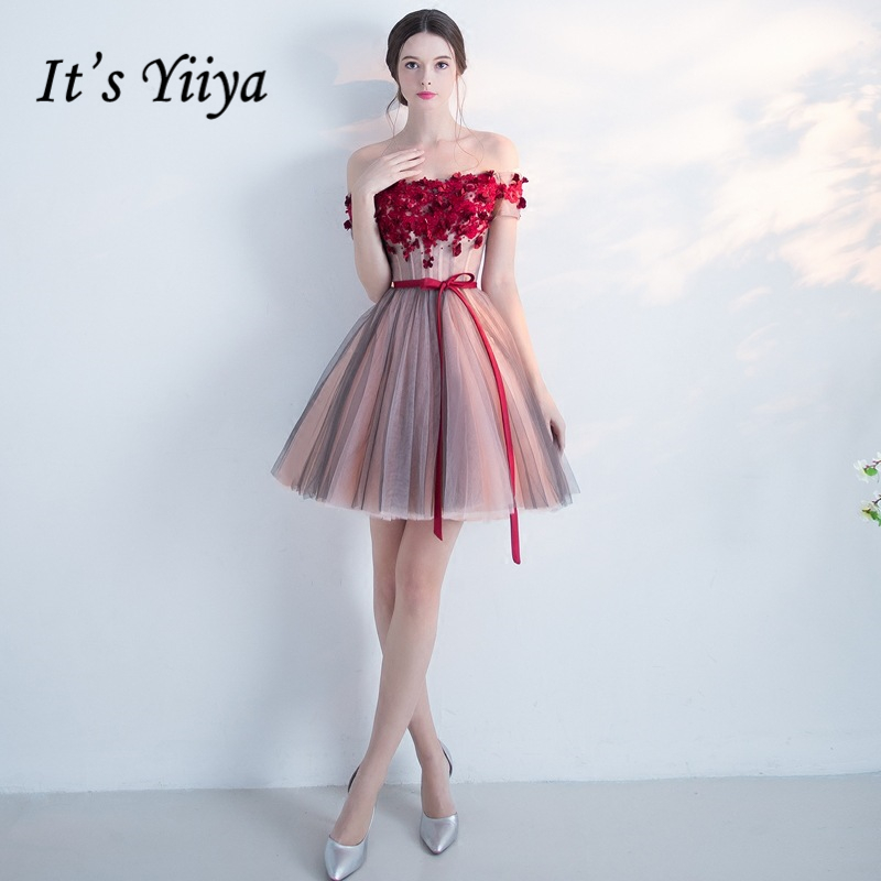 It's YiiYa Red Popular Sleeveless Short Beautiful Appliques Cocktai Gowns Flower Pattern Sashes Bow Cocktail Dress L013
It's YiiYa Red Popular Sleeveless Short Beautiful Appliques Cocktai Gowns Flower Pattern Sashes Bow Cocktail Dress L013