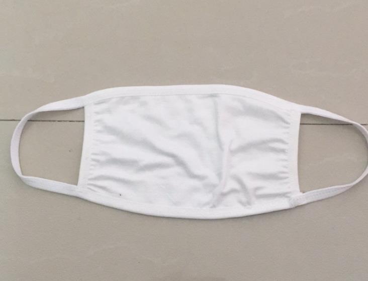 NEW Reusable Washable Cotton Face Mask Anti Dust Adult Unisex Protective Face Cover Plain black white