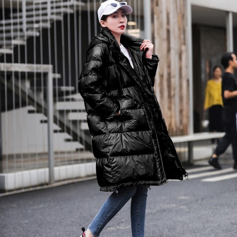 Women' Down & Parkas Shiny Jackets Women Winter Students Girl Coat Parka Streetwear Female Padded Ooversized Hooded Jacket 2021 BLACK
Women' Down & Parkas Shiny Jackets Women Winter Students Girl Coat Parka Streetwear Female Padded Ooversized Hooded Jacket 2021 BLACK