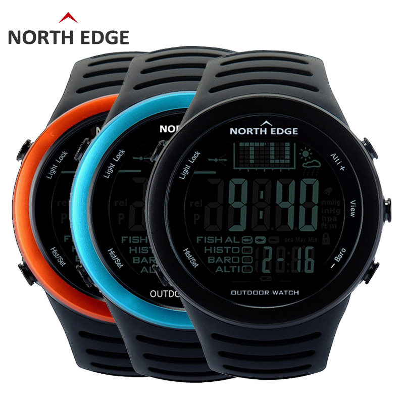NORTHEDGE Men Digital watches outdoor watch clock Fishing weather Altimeter Barometer Thermometer Altitude Climbing Hiking hours CJ191213, Black
NORTHEDGE Men Digital watches outdoor watch clock Fishing weather Altimeter Barometer Thermometer Altitude Climbing Hiking hours CJ191213, Black