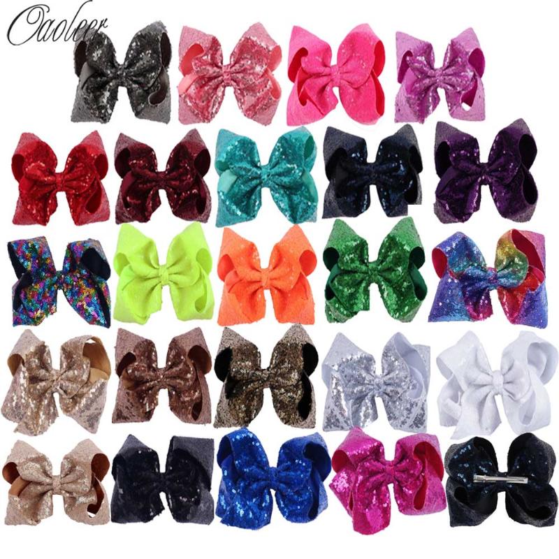 8 Inch Sequin Large Hair Bow With Clip For Girls High Quality Bright Color Hairbows Kids Bcak School Hair Accessories, White
8 Inch Sequin Large Hair Bow With Clip For Girls High Quality Bright Color Hairbows Kids Bcak School Hair Accessories, White