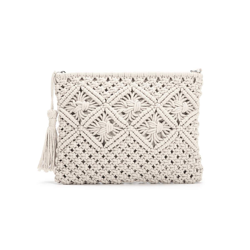 Clutch Purses for Women Tassel Straw Handbag Vintage Handwoven Bag Summer Beach Bag,White, White color
Clutch Purses for Women Tassel Straw Handbag Vintage Handwoven Bag Summer Beach Bag,White, White color
