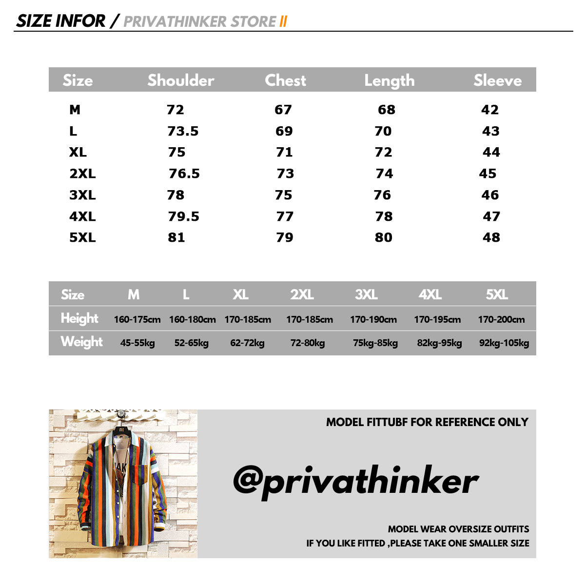 Privathinker Japanese Colorful Striped Men Shirt New Spring Man Basic Long Sleeve Blouse Korean Male Casual Shirts