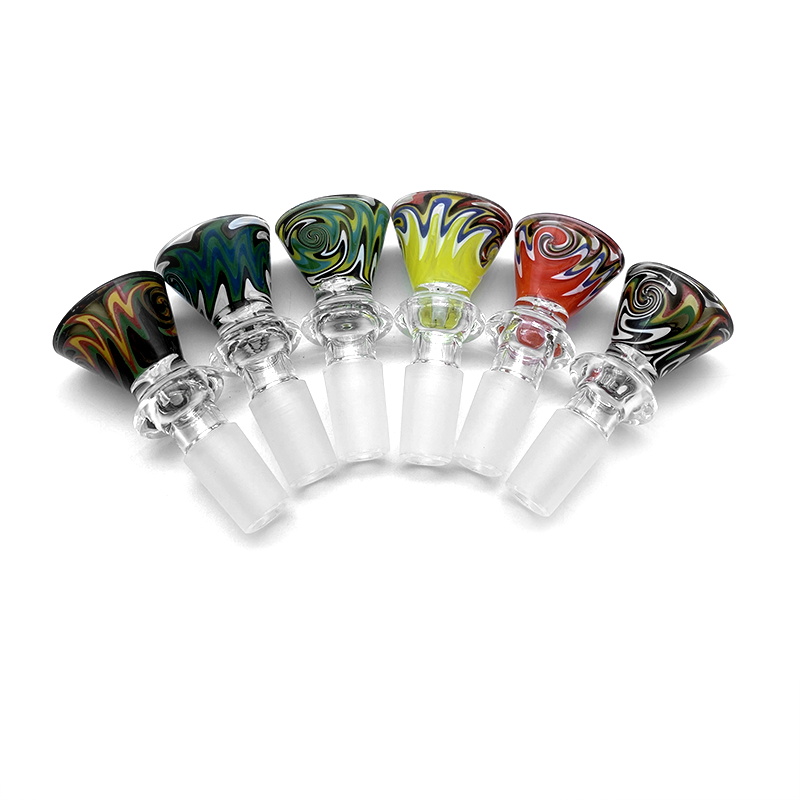 Wholesale 14mm 18mm Male Glass Wig Wag Bowls High Quality Color Smoking Glass Bowl Piece For Tobacco Glass Bongs Dab Rigs Water Pipes
Wholesale 14mm 18mm Male Glass Wig Wag Bowls High Quality Color Smoking Glass Bowl Piece For Tobacco Glass Bongs Dab Rigs Water Pipes