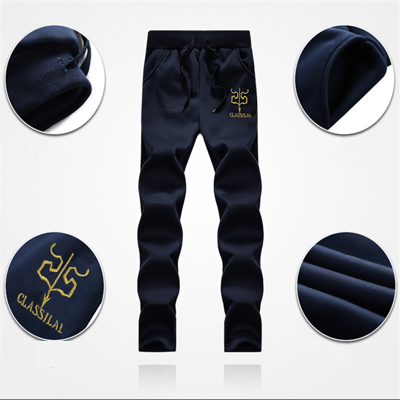 Men's large size M-9XL New Men's Sets Autumn Sports Suit Sweatshirt + Track Pants Clothing For Men 2 pieces Sets Slim Outerwear