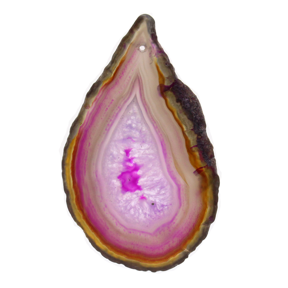 Natural irregular gem stone jewelry color agate landscape slices pendant unique agate jewelry wholesale