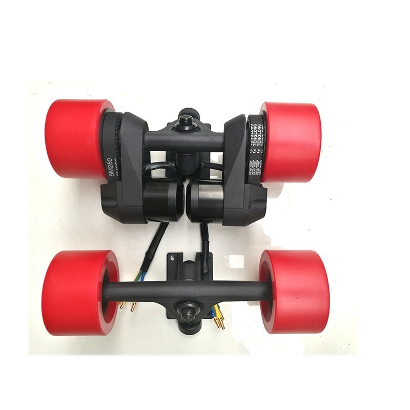 2019 Electric scooter accessories double drive external gear belt double motor N5065 Truck Kits power group 83mm electric wheel, Red
2019 Electric scooter accessories double drive external gear belt double motor N5065 Truck Kits power group 83mm electric wheel, Red