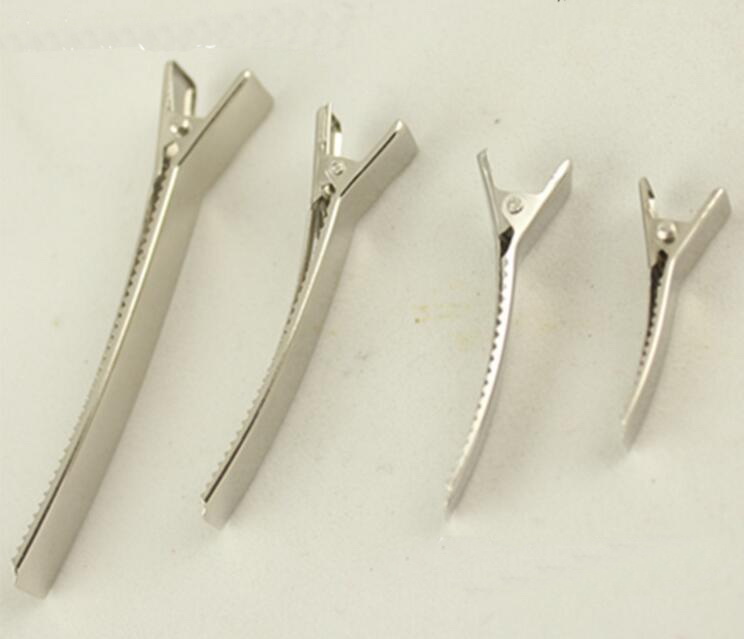 20Pcs Metal Double Prong Alligator hair clip accessories with Teeth Hairclips Hair Pin Girls Hair bow flower Dress Accessory FJ3217