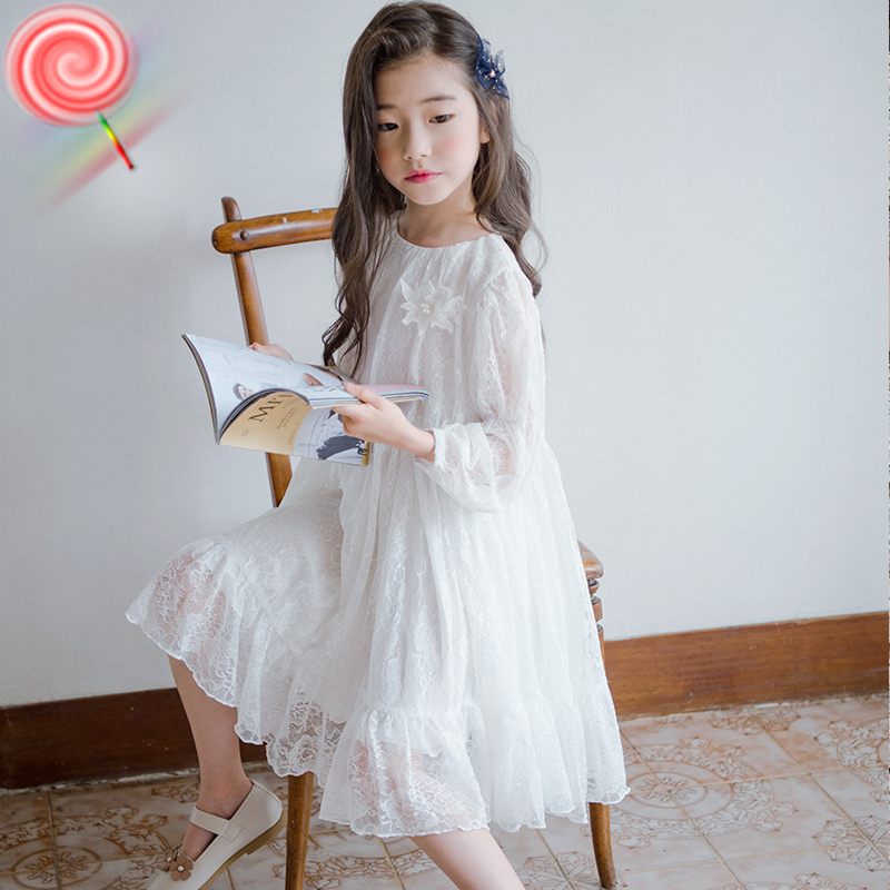 2019 White Dress For Girls Long Sleeve Princess Beach Dress Spring Summer Holiday Beach School Costume Big Girl Long
2019 White Dress For Girls Long Sleeve Princess Beach Dress Spring Summer Holiday Beach School Costume Big Girl Long