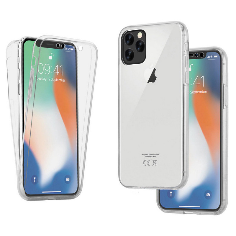 Shockproof 360 Full Body TPU Clear Case for iPhone 11 Pro Max Xr Xs 8 7 Plus Soft Protective Phone Cover Skin, Transparent
Shockproof 360 Full Body TPU Clear Case for iPhone 11 Pro Max Xr Xs 8 7 Plus Soft Protective Phone Cover Skin, Transparent